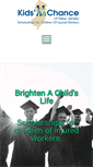 Mobile Screenshot of kidschancenj.org