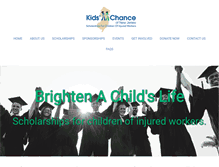 Tablet Screenshot of kidschancenj.org